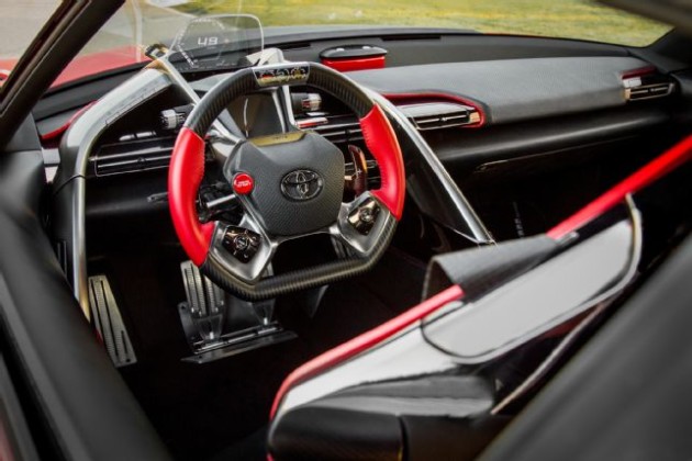 Futuristic design of Toyota Supra
